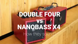 PJB DOUBLE FOUR vs NANOBASS X4 ベースアンプ比較【ヘッドホン推奨】