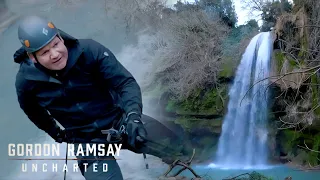 Terrifying Waterfall Descent: Gordon’s Search For Chanterelle Mushrooms | Gordon Ramsay: Uncharted