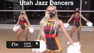 Utah Jazz Dancers - NBA Dancers - 1/15/2021 dance performance -- Jazz vs Hawks