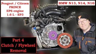 Part 4 - Clutch & Flywheel removal and Refitting on a Peugeot EP6 THP Prince engine Mini N12 N13 N14