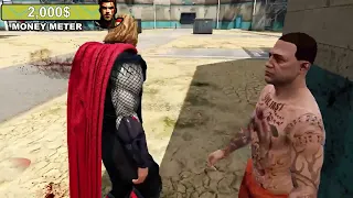 THOR in GTA 5 | GTA 5 GAMEPLAY | GTA 5 New Thor Mod | Becoming The God of Thunder Thor in GTA 5