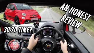 2017 ABARTH 595 COMPETIZIONE DRIVING POV/REVIEW