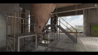 VR Cement Plant Training - Securing and Unclogging a Cement Plant Cyclone