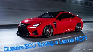 TUNING a Lexus RCF with Delicious Tunings Custom Map, do we FEEL A DIFFERENCE?!