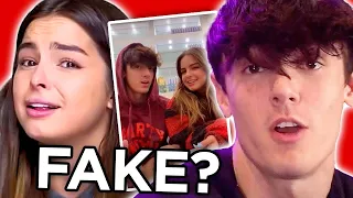 Tik Tok star Bryce Hall REACTS to FAKE relationship with Addison Rae & SHADES Ariana Grande