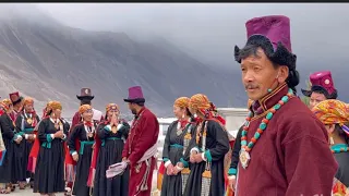 Ladakhi Folk Song/Dance Cultural Festival at Nubra Valley Ladakh | Ladakhi Traditional Dance/Song