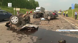 По факту страшного ДТП под Канском возбуждено уголовное дело