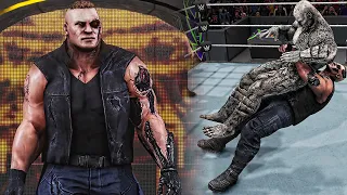 Brock Lesnar Mod (IMMORTALS) Entrance, Signature, Finishers! (WWE Games Mods)