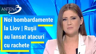 Noi bombardamente la Liov | Ruşii au lansat atacuri cu rachete