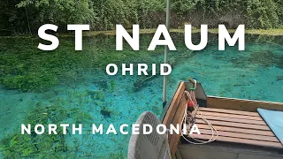 North Macedonia | Ohrid | Boat Trip | St. Naum | Springs | Peacock | Monastery