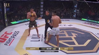 Highlights: Irvin 'The Storm' Amaya vs Juan 'Pegajoso' Díaz | LUX 030 | Bantamweight Bout