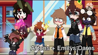 | Doing Your Dares | Afton + Emily’s | pt. 1 | Fnaf |