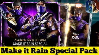 Make it Rain Special Pack Opening $$$ MK Mobile | Guaranteed Diamond Rain Reward