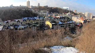 Walk along the Podol/ Kyiv Ukraine 4K/Прогулка по Подолу.