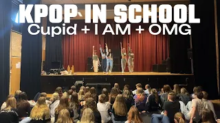 [K-POP IN SCHOOL, DENMARK] Cupid+I AM+OMG | Dance performance by 7.4teen