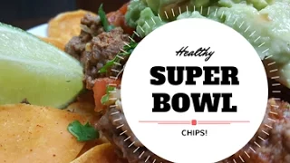 Healthy Super Bowl Nachos (with Sweet Potato Chips)