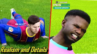 🔥 PES 2021 | TOP 10 Realistic - CRAZY Realism and Details #2 | Fujimarupes