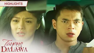 Audrey and Dave almost have an accident | Tayong Dalawa