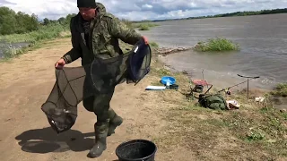 Ловля леща на счёт. Рыбалка в Омске на Иртыше {Мобильная рыбалка #omskfish}