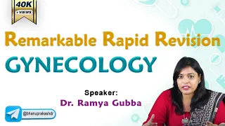 GYNECOLOGY Rapid Revision: Remarkable Rapid Revision series FMGE Jan 2024 #fmgejan2024 #fmge2024