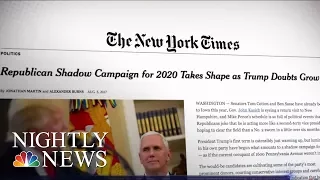 Vice President Mike Pence Calls Report That He’s Prepping for 2020 Run | Nightly News