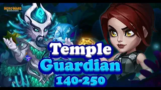 Hero Wars Lara Croft Event Temple Guardian level 140 to 250