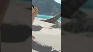 Animation of the Girl from the game DOA Entertainment on the Beach