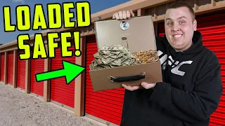 Found SAFE FULL Of GOLD CASH and SILVER! Storage Unit Finds BIG MONEY! Huge Profit ROI