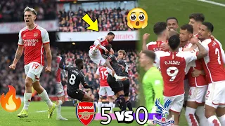 😲Arsenal 5-0 Crystal Palace,Massive As Magalhaes,Trossard & Martinelli Scored To Put Arsenal Ahead!