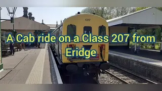 Cab ride on a Class 207 from Eridge. 24/4/22 (Spa Valley railway) #heritagerailway #trainspotting