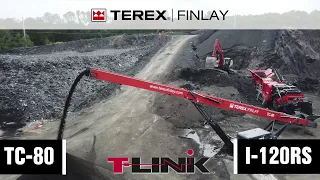 Terex Finlay I-120RS & TC 80 conveyor
