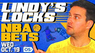 NBA Picks for EVERY Game Wednesday 10/19 | Best NBA Bets & Predictions | Lindy's Leans Likes & Locks