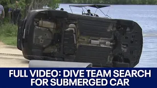 FULL VIDEO: Dive team searches after car found submerged in Lady Bird Lake | FOX 7 Austin