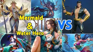 Kadita VS Sephera VS Nami VS Namor VS Ayola VS Shouzu - WATER AND MERMAID HERO COMPARISON