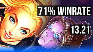 LUX vs ORIANNA (MID) | 14/1/10, 71% winrate, Godlike | EUW Master | 13.21