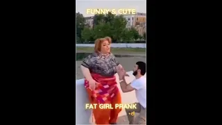 FUNNY!!! Try Not To Laugh | Fat Girl Prank😂😅🤣 #Shorts