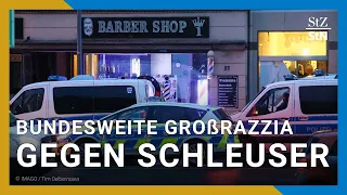 Großrazzia in acht Bundesländern gegen Schleuser