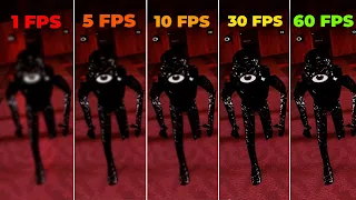 Roblox Doors 1fps vs 5fps vs 10fps vs 30fps vs 60fps