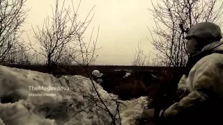 Разведка ДНР под Дебальцево / Reconnaissance militias near Debaltseve