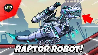 Velociraptor Robot VS Zombie! - Dino Robot:The war of dinosaur