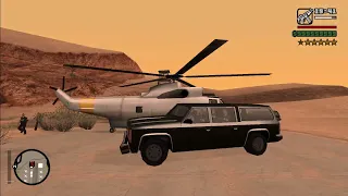 GTA San Andreas - CJ doesn't know how to give up vs Millitary Army - six stars