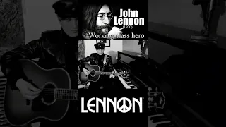 JOHN LENNON "Working Class Hero" Unplugged Guitar cover by Logan Paul Murphy #johnlennon #music