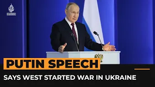 Putin says West started war in Ukraine | Al Jazeera Newsfeed