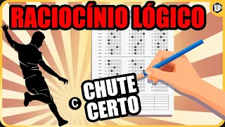 🟨 RACIOCÍNIO LÓGICO | Dica infalível de como chutar melhor na prova /ENEM de múltipla escolha!