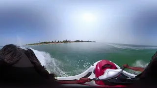 Experience Jet Ski ride in 360 degree Virtual Reality