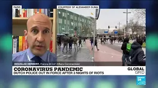 Coronavirus pandemic: Calm returns to Netherlands after 3 nights of riots