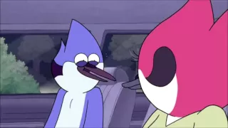 Regular Show - Mordecai and Margaret's First Kiss