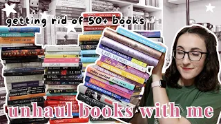 Unhaul Books With Me 📚📖✨ Getting rid of 50+ books from my collection