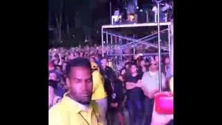 Zac efron dance concert by Kanye West for the Made In America Festival