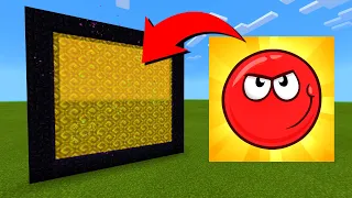 How To Make A Portal To The Red Ball 4 Dimension in Minecraft!